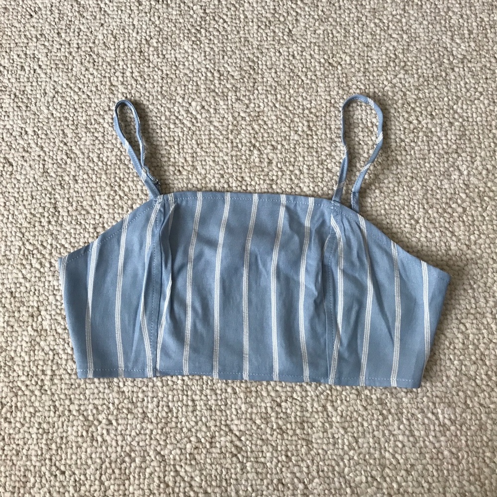 Striped crop top